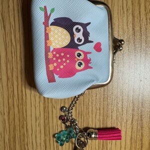 New Owl coin purse keychain